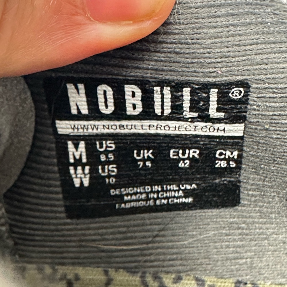 Nobull Superfabric Gray Shoes Unisex Workout Sneakers - Picture 13 of 15